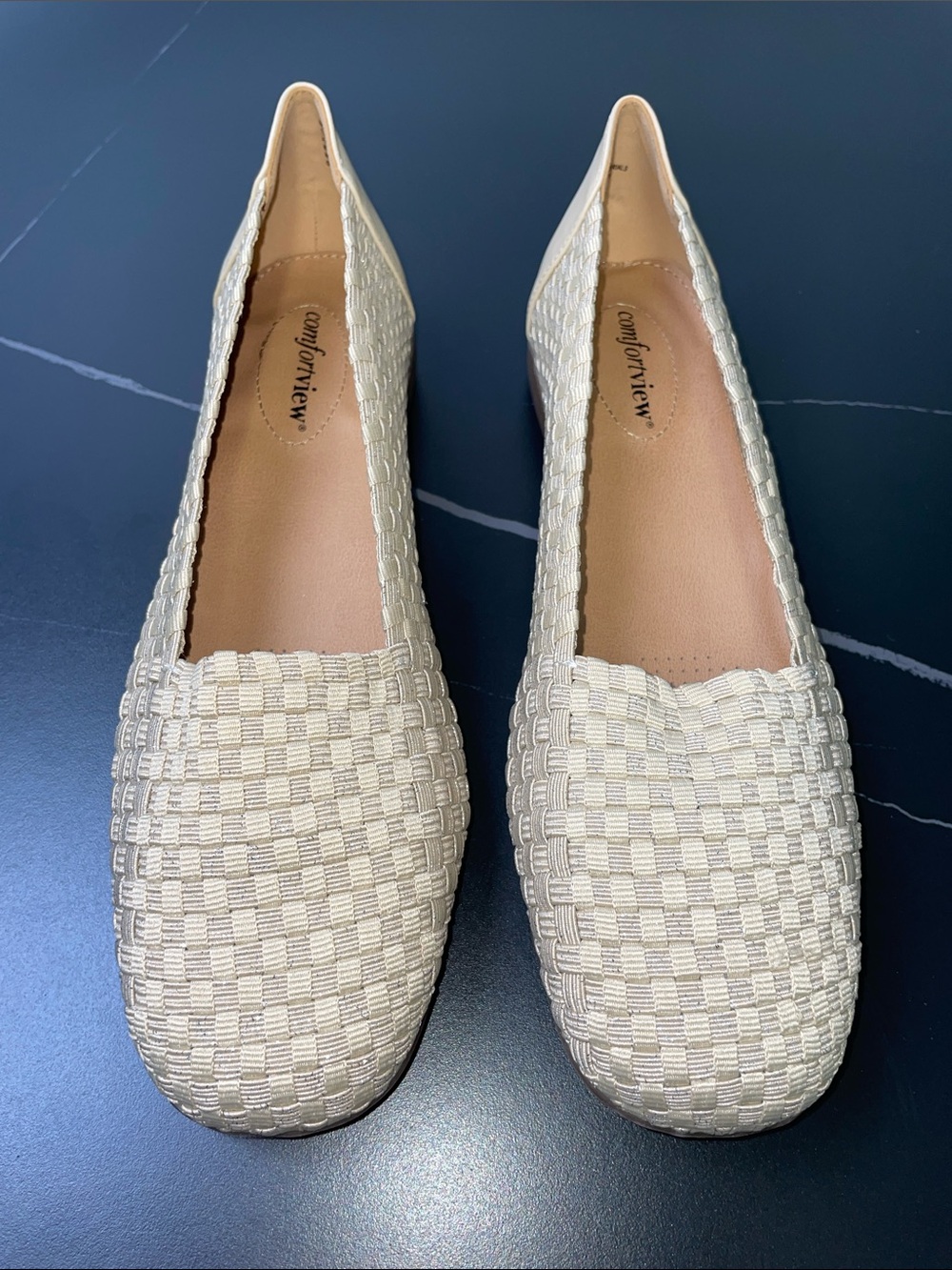 COMFORTVIEW THE BETHANY STRETCH WOVEN SLIP ON FTL-09-120